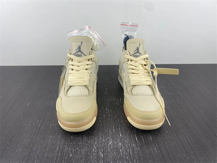 HighQuality Jordan 4 Retro Off-White Sail  CV9388- 3858