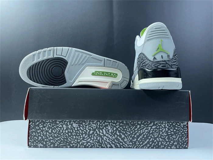 Breathable Jordan3 Chlorophyll 136064- 3850