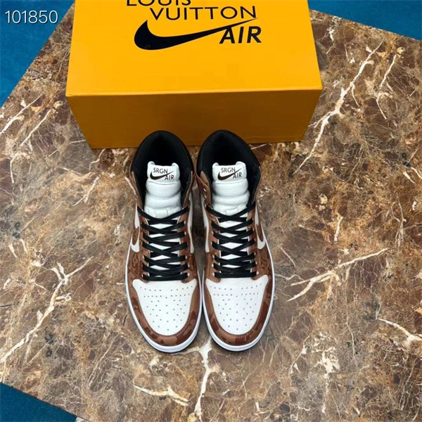 LV x OFF-WHITE x Nike Air Jordan EyeCatching 1977