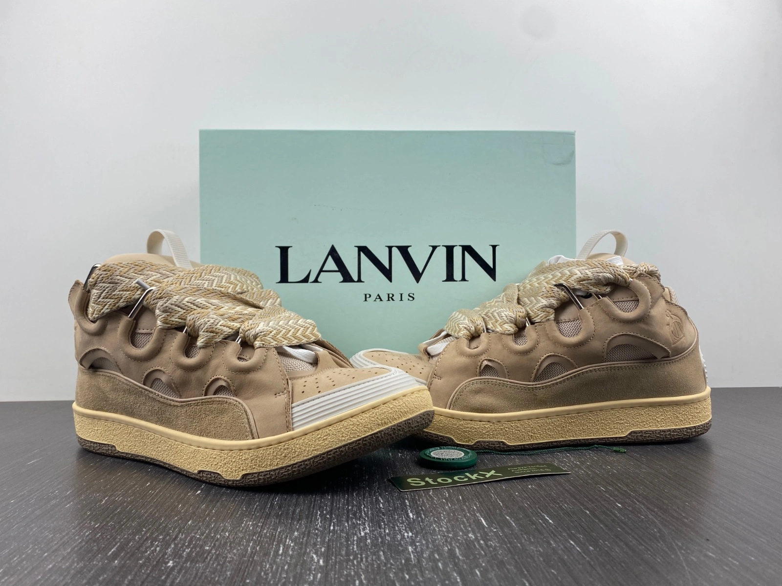 Lanvon Curb Sneaker Ecru FM-SKRK11-DRAG-E Sporty 953
