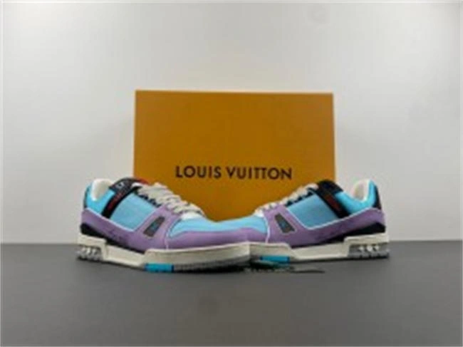 l0*is V*t0n lv trainer bluish violet pk breathable 2126
