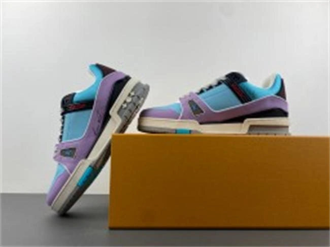 l0*is V*t0n lv trainer bluish violet pk breathable 2126