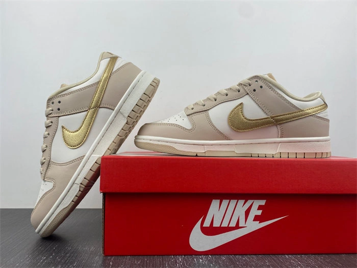 S*pportive nike dunk low phantom metallic gold dx5930- 4594