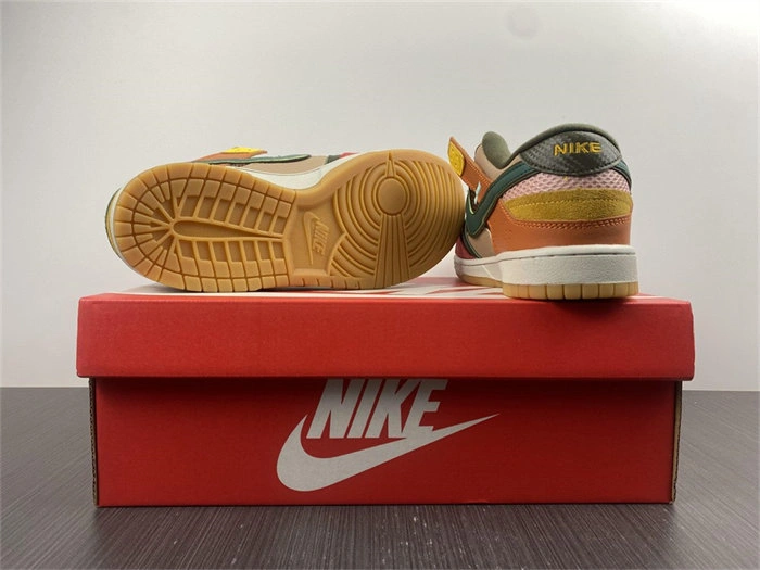 Bold Nike Dunk Low Scrap Archeo Brown DB0500- 4827