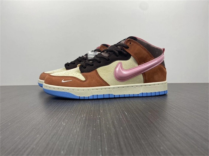 Affordable Nike Dunk Mid Social Status Free Lunch Chocolate Milk DJ1173- 4743