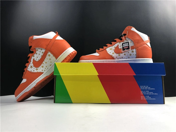 nike sb dunk high S*p*e orange 307385- effortless 4937