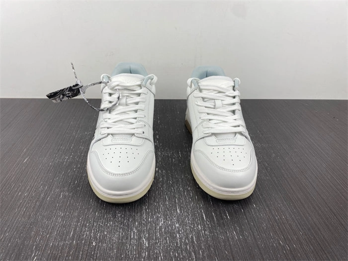 OFF-WHITE Out Of Office OOO Low Tops For Walking White Black OMIA189R21LEA EyeCatching 3125